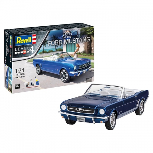 REVELL GIFT SET FORD MUSTANG 60TH ANNIVERSARY