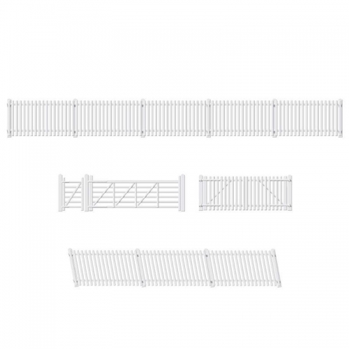 PECO RATIO GWR STATION FENCING WHITE (INC. GATES & RAMPS)