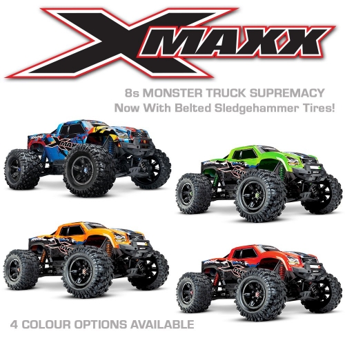 TRAXXAS X-MAXX 8S ESC BELTED - BLUE