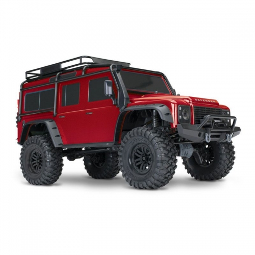 TRAXXAS TRX-4 SCALE & TRAIL CRAWLER LAND ROVER - RED