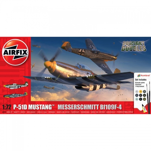 AIRFIX P-51D MUSTANG VS BF109F-4 DOGFIGHT DOUBLE