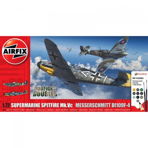 AIRFIX SUPERMARINE SPITFIRE MK.VC VS BF109F-4 DOGFIGHT DOUBLE
