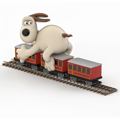 CORGI WALLACE & GROMIT - THE WRONG TROUSERS - GROMIT & COACHES