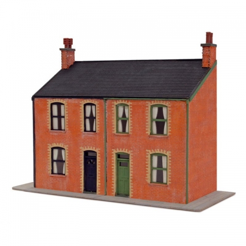 PECO LINESIDE OO/HO VICTORIAN LOW RELIEF HOUSE FRONTS  LASER CUT KIT