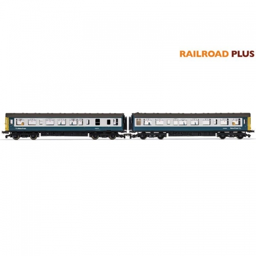 HORNBY RAILROAD PLUS BR CLASS 110 2 CAR TRAIN PACK - ERA 7