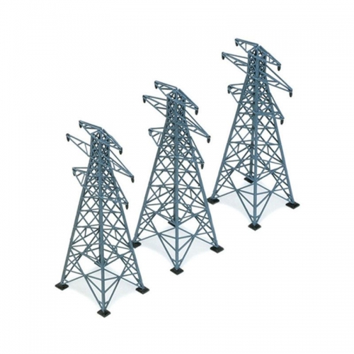 HORNBY 3 ELECTRICITY PYLONS