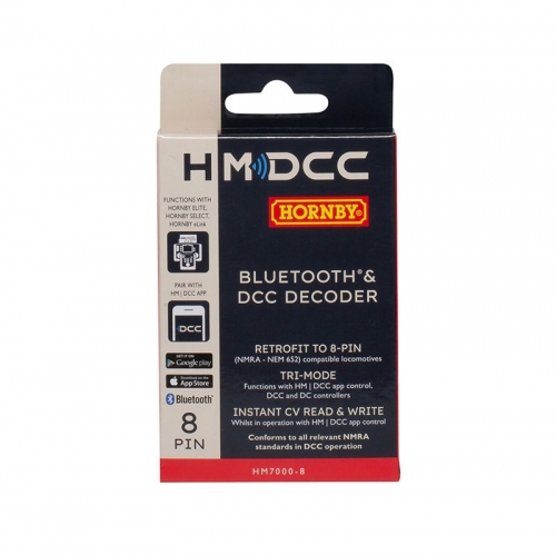 HORNBY HM7000-8: BLUETOOTH & DCC DECODER (8-PIN)